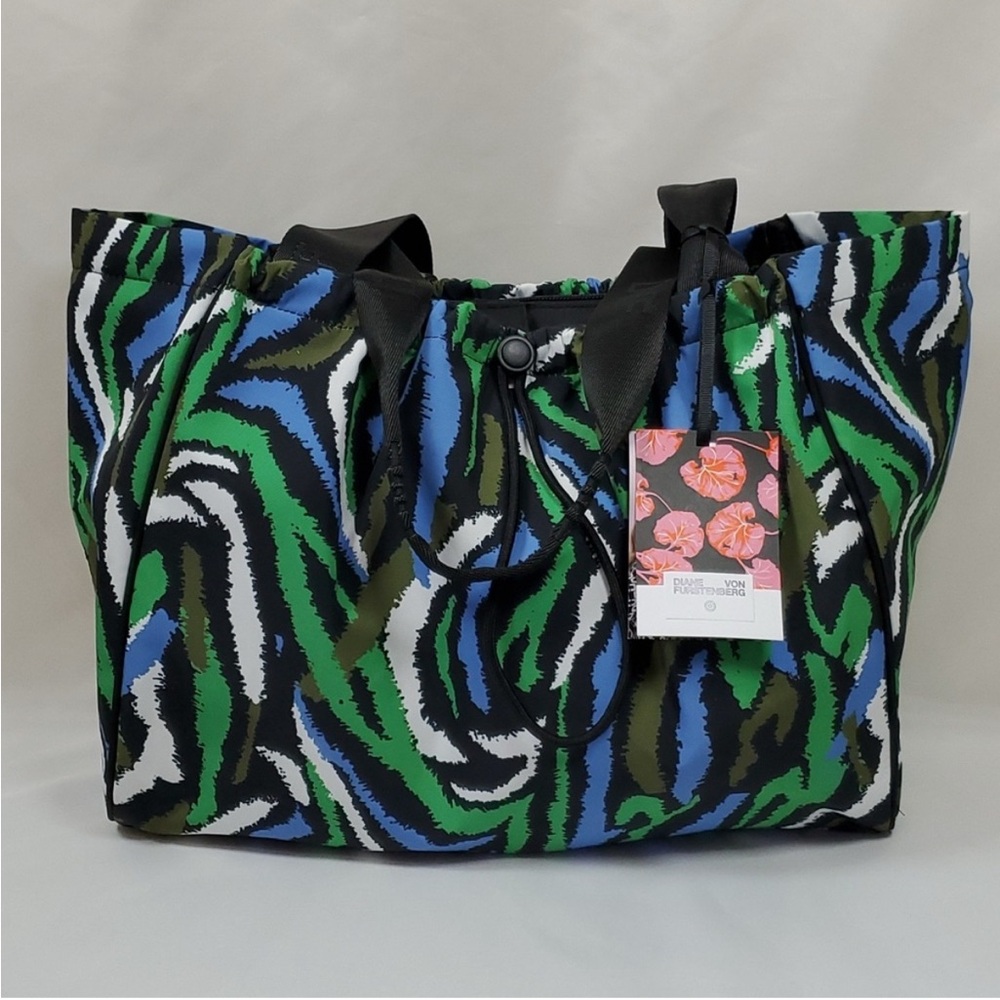 DVF x Target Zebra Multicolor Tote Bag